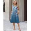 Zeagoo Sundresses Dresses for Women 2026 Summer Sleeveless V Neck Casual Midi Tank Beach Vacation Dresses with Pockets(Bf171)