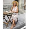 Zeagoo Sundresses Dresses for Women 2026 Summer Sleeveless V Neck Casual Midi Tank Beach Vacation Dresses with Pockets(Bf310)