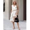 Zeagoo Sundresses Dresses for Women 2026 Summer Sleeveless V Neck Casual Midi Tank Beach Vacation Dresses with Pockets(Bf348)