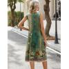 Zeagoo Sundresses Dresses for Women 2026 Summer Sleeveless V Neck Casual Midi Tank Beach Vacation Dresses with Pockets(Mz840)