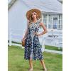 Zeagoo Sundresses Dresses for Women 2026 Summer Sleeveless V Neck Casual Midi Tank Beach Vacation Dresses with Pockets(Mz924)