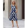 Zeagoo Sundresses Dresses for Women 2026 Summer Sleeveless V Neck Casual Midi Tank Beach Vacation Dresses with Pockets(Sf157)