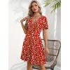 Zeagoo Womens Summer Dresses Wrap V Neck Dress Floral A-Line Ruffle Sleeve Casual Sundress with Pockets 2026(Xh268)