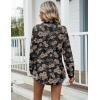 Zeagoo Womens Cotton Linen Button Down Shirts Loose Fit Long Sleeve Collared Blouse Casual V Neck Tops Outfits S-3XL(Sf209)