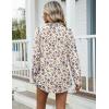 Zeagoo Womens Cotton Linen Button Down Shirts Loose Fit Long Sleeve Collared Blouse Casual V Neck Tops Outfits S-3XL(Xh51)
