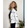 Zeagoo Women’s Lightweight Summer Cardigan Cropped Long Sleeve Shrug Thin Open Front Sheer Bolero for Dresses(Printed Floral Bf290)