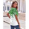 Zeagoo Womens Summer Tops Casual Short Sleeve V Neck Shirts Business Dressy Work Blouses(Sp77)