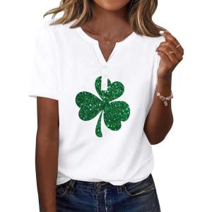 Zeagoo Womens Summer Tops Casual Short Sleeve V Neck Shirts Business Dressy Work Blouses(Sp139)
