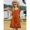 Zeagoo Womens Summer A-Line Dress with Pockets Mini Short Sleeve Dresses Flowy Beach Swing Dress 2026 Vacation Travel(Mz867)