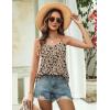 Zeagoo Womens Camisole Tank Tops Summer Adjustable Spaghetti Strap Loose Flowy Sleeveless Shirts Beach Vacation Clothes(Sf154)