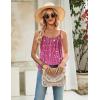 Zeagoo Womens Camisole Tank Tops Summer Adjustable Spaghetti Strap Loose Flowy Sleeveless Shirts Beach Vacation Clothes(Xh370)