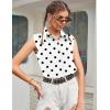Zeagoo Women’s Sleeveless Button Down Shirts Blouses Solid Casual Basic V Neck Tank Tops for Work S-XXL(Jh592)