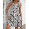 Zeagoo Summer Dresses for Women 2026 Sleeveless Casual Floral Tshirt Sundress with Pockets Loose Tank Beach Dress(An19)