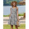 Zeagoo Summer Dresses for Women 2026 Sleeveless Casual Floral Tshirt Sundress with Pockets Loose Tank Beach Dress(An19)