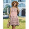 Zeagoo Summer Dresses for Women 2026 Sleeveless Casual Floral Tshirt Sundress with Pockets Loose Tank Beach Dress(Sf190)