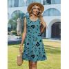 Zeagoo Summer Dresses for Women 2026 Sleeveless Casual Floral Tshirt Sundress with Pockets Loose Tank Beach Dress(Sf237)