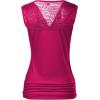 Zeagoo Tank Top for Women Trendy Going Out Tops Sleeveless Shirts Ruched Business Casual Basic Tunic Tops(Rose)