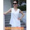 Zeagoo White Tops for Women 2026 Trendy V Neck Tank Tops Summer Clothes Dressy Casual Blouses for Women