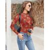 Zeagoo Womens Mesh Long Sleeve Tops Mock Neck Going Out See Through Shirts Sexy Sheer Blouses Clubwear S-XXL(Sf328)