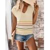 Zeagoo Women’s Sleeveless Sweaters Vest V Neck Lightweight Knit Pullover Sweater Dressy Summer Tops(Tw534)