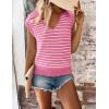 Zeagoo Women’s Sleeveless Sweaters Vest V Neck Lightweight Knit Pullover Sweater Dressy Summer Tops(Tw570)