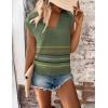 Zeagoo Women’s Sleeveless Sweaters Vest V Neck Lightweight Knit Pullover Sweater Dressy Summer Tops(Tw685)