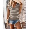 Zeagoo Women’s Sleeveless Sweaters Vest V Neck Lightweight Knit Pullover Sweater Dressy Summer Tops(Tw709)