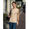 Zeagoo Women’s Sleeveless Tank Tops 2026 Summer Crew Neck Ribbed Knit Sweater Top Business Casual Work Shirts(Beige)
