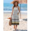 Zeagoo Womens Summer Midi Dresses 2026 Casual Sleeveless Tank Sundresses A Line Crewneck Beach Vacation Dress with Pockets(Bohemian-pa26)