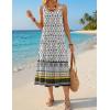 Zeagoo Womens Summer Midi Dresses 2026 Casual Sleeveless Tank Sundresses A Line Crewneck Beach Vacation Dress with Pockets(Bohemian-pa26)