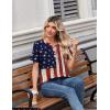 Zeagoo Womens Summer Tops V Neck Short Sleeve Shirts Dressy Casual Blouse Spring Vacation Tshirts Clothes(Gq38)
