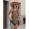 Zeagoo Womens Tops 2026 Flowy Peplum Summer V Neck Babydoll Tank Top Casual Beach Vacation Clothes(Mz721)