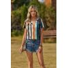 Zeagoo Womens Tops Summer Casual Short Sleeve Tshirts Business Basic Spring V-Neck Shirts Outfits S-3XL(Zz-cx152)