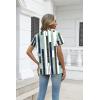 Zeagoo Womens Tops Summer Casual Short Sleeve Tshirts Business Basic Spring V-Neck Shirts Outfits S-3XL(Zz-jh530)