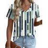Zeagoo Womens Tops Summer Casual Short Sleeve Tshirts Business Basic Spring V-Neck Shirts Outfits S-3XL(Zz-jh530)