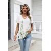 Zeagoo Womens Tops Summer Casual Short Sleeve Tshirts Business Basic Spring V-Neck Shirts Outfits S-3XL(Zz-wf135)