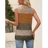 Zeagoo Womens Tops Summer Pleated Sleeveless Tank Top V Neck Dressy Casual Flowy Boho Tunic Shirts(Jh398)