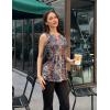 Zeagoo Womens Tops Summer Pleated Sleeveless Tank Top V Neck Dressy Casual Flowy Boho Tunic Shirts(Mz721)