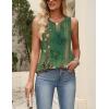 Zeagoo Womens Tops Summer Pleated Sleeveless Tank Top V Neck Dressy Casual Flowy Boho Tunic Shirts(Mz839)
