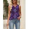 Zeagoo Womens Tops Summer Pleated Sleeveless Tank Top V Neck Dressy Casual Flowy Boho Tunic Shirts(Mz907)