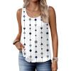 Zeagoo Silk Satin Tank Tops for Women Scoop Neck Sleeveless Camisole Tops 2026 Summer Basic Blouses(Jh599)