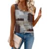 Jh609-color Block Brown