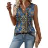 Zeagoo Womens V Neck Tank Tops 2026 Summer Tops Casual Sleeveless Shirts Loose Fit Dressy Business Work Clothes(B-mz779)