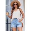 Zeagoo Camisole Tops for Women V-Neck Chiffon Spaghetti Strap Boho Tank Top Long Sexy Flowy Summer Sleeveless Tops