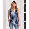 Zeagoo Women’s Silk Satin Tank Tops V Neck Casual Camisoles Sleeveless Business Work Blouses Dressy Summer Shirts(P-cx297)