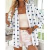 Zeagoo Button Down Shirts for Women 3/4 Sleeve Tops V Neck Collared Blouses Business Casual Outfits(Jh599)