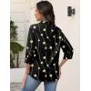 Zeagoo Button Down Shirts for Women 3/4 Sleeve Tops V Neck Collared Blouses Business Casual Outfits(Jh601)