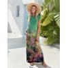 Zeagoo Summer Dresses for Women 2026 Long Maxi Sundresses Loose Split Wrinkle-Free Beach Travel Vacation Clothes(Cx322)