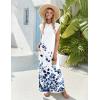 Zeagoo Summer Dresses for Women 2026 Long Maxi Sundresses Loose Split Wrinkle-Free Beach Travel Vacation Clothes(Wf118)