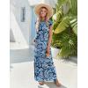 Zeagoo Summer Dresses for Women 2026 Long Maxi Sundresses Loose Split Wrinkle-Free Beach Travel Vacation Clothes(Yg8)